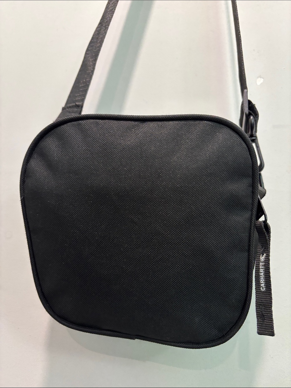 Carhartt Black Crossbody Belt Bag Adjustable Shoulder Utility Pack - Picture 3 of 15